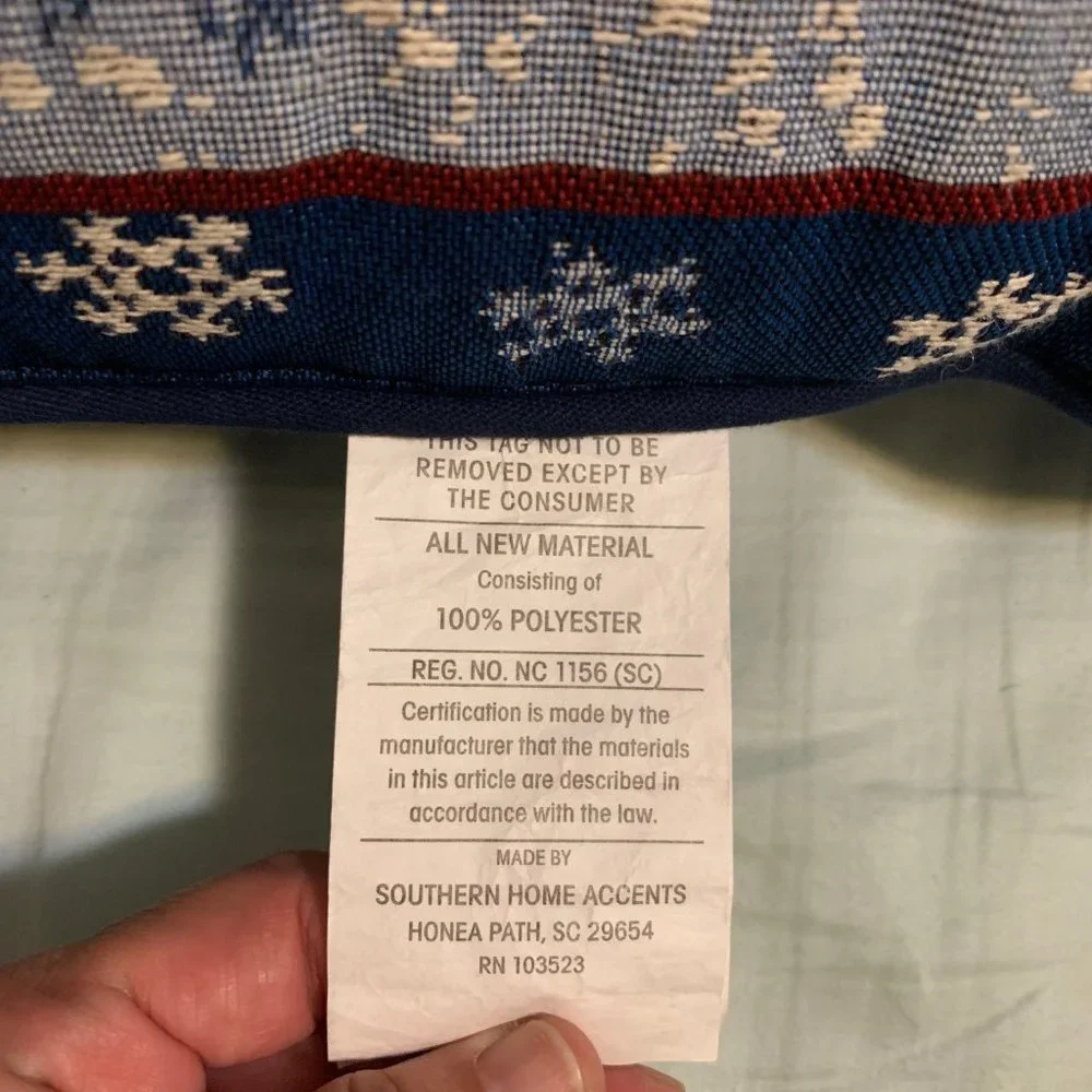 Snowman-Themed Throw Pillow (14 by 14) Made in SC, USA, Holiday Decor!